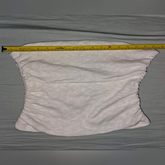 Free People: Boulevard Tube Top, White, XL, NWT - Picture 10 of 10